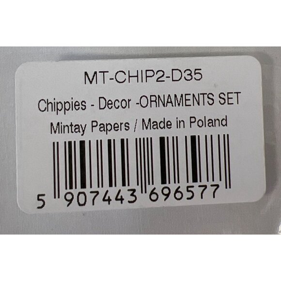 Mintay Chippies Chipboard Decor Elements Ornaments Set  MT-CHIP2-D35 Christmas - Picture 4 of 4
